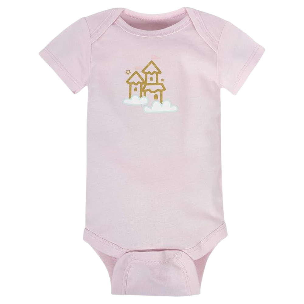 Pack of 8 Baby Girl Short Sleeve Onesies Bodysuits