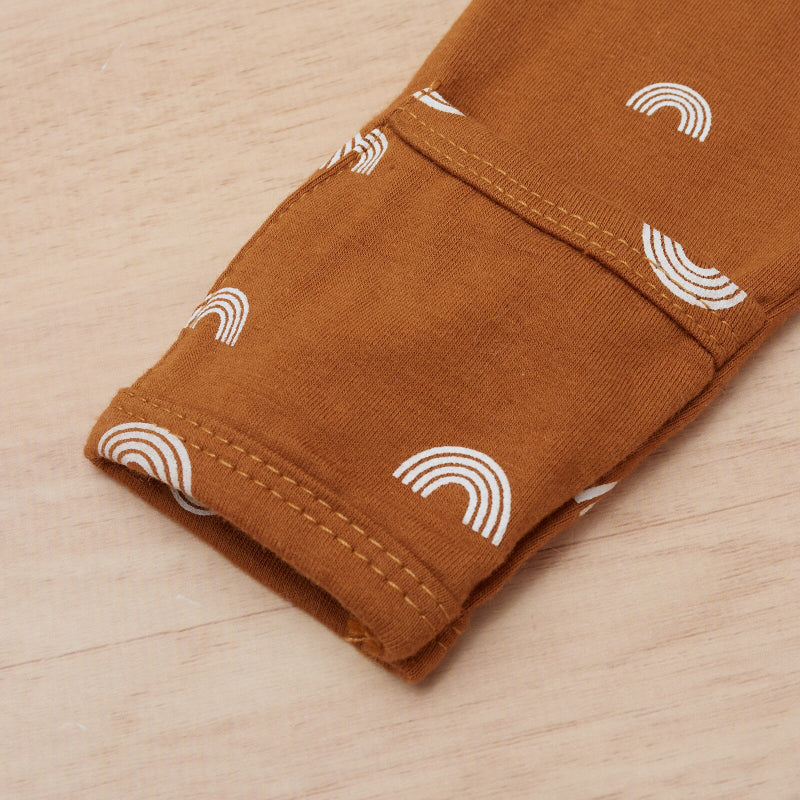 Rainbow Print Zipper Baby Romper Jumpsuit-Children Cloth Shop