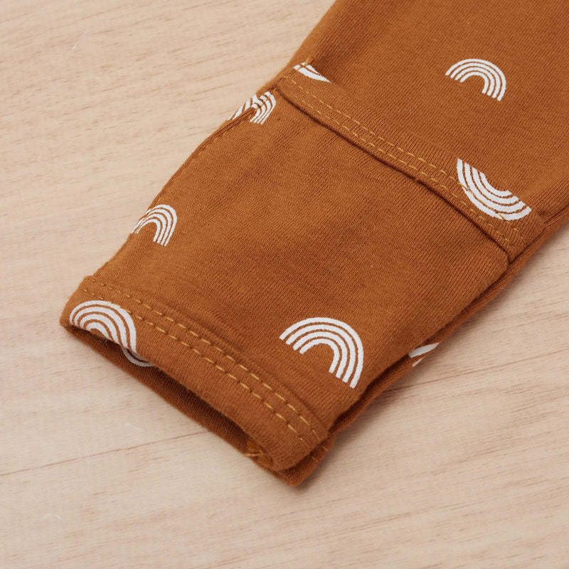 Rainbow Print Zipper Baby Romper Jumpsuit-Children Cloth Shop