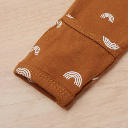 Rainbow Print Zipper Baby Romper Jumpsuit-Children Cloth Shop