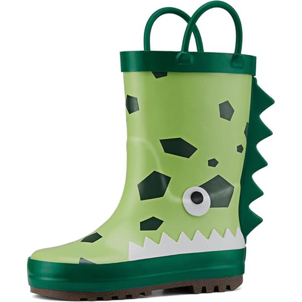 Kids Waterproof Rain Printed Boots