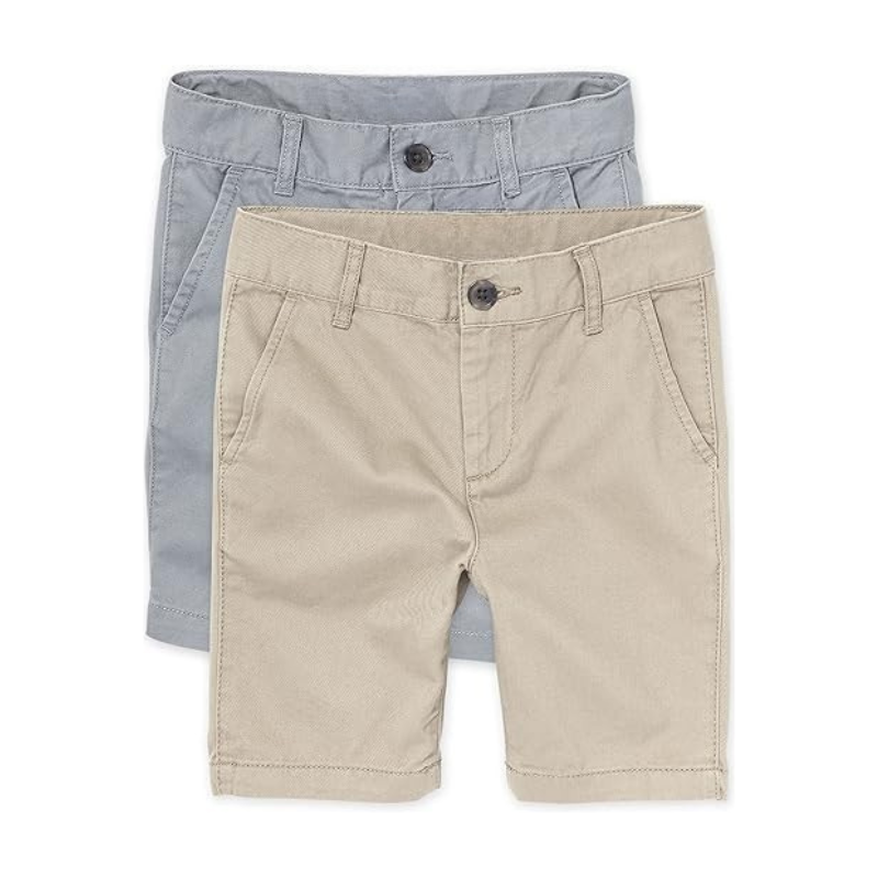 Pack Of 2 Boys Stretch Chino Shorts