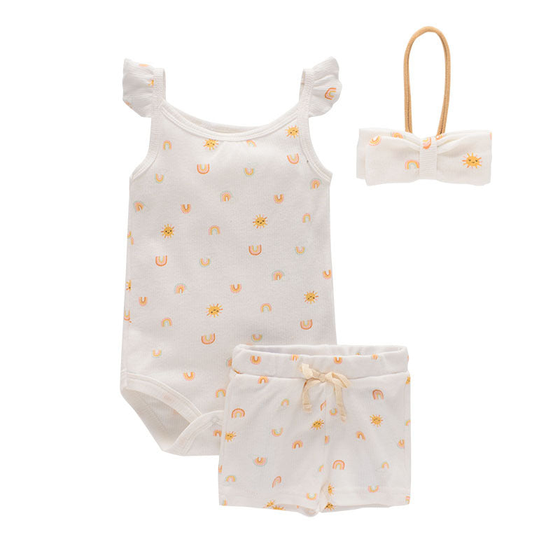 Summer Baby Boy And Girl Clothes Set Bodysuit-Children Cloth Shop