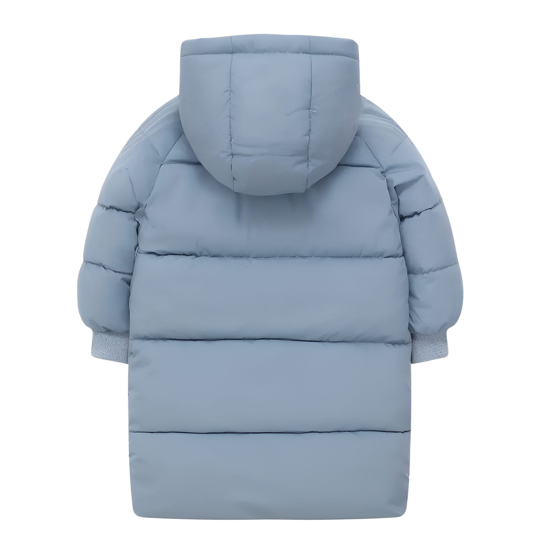 Kids Long Winter Hooded Puffer Coat Jacket