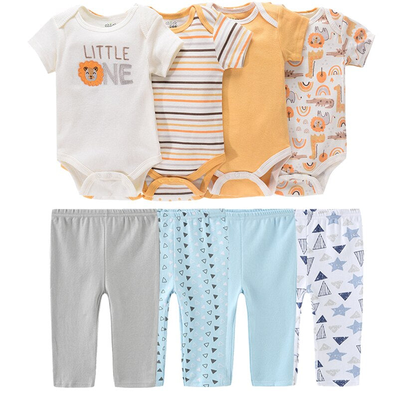 Short-Sleeved Bodysuits Trousers Infant Outfits-Children Cloth Shop