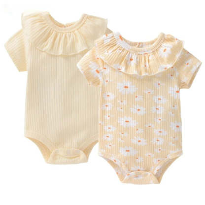 Newborn Girl Summer Jumpsuit Bodysuits-Children Cloth Shop