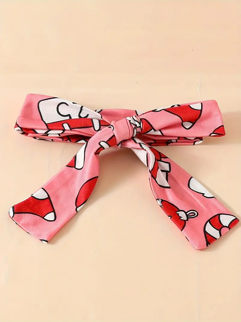 3pcs cute girls christmas long sleeve top and pants set with santa and gingerbread elements stylish holiday gift outfit   outdoor 3