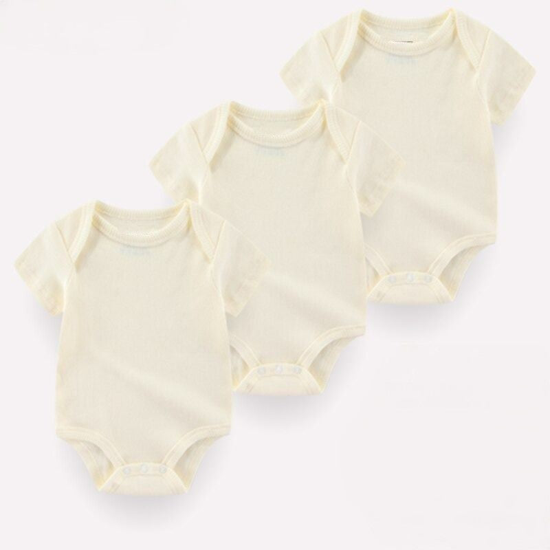 3Pcs Cotton Short Sleeve Toddler Clothes-Children Cloth Shop