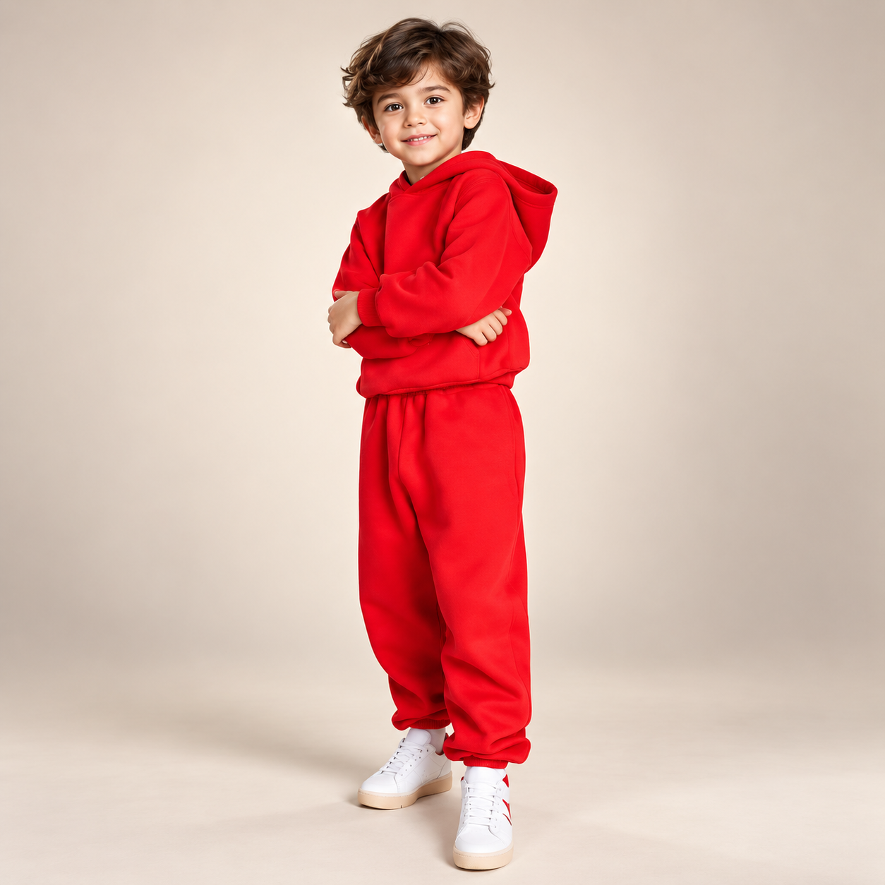 Comfortable Casual Jogger Sweatpants With elasticized Band For Kids