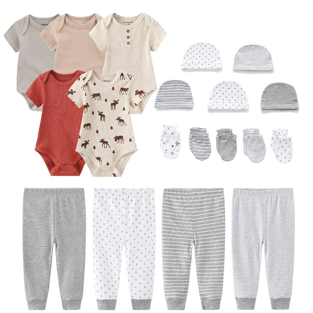 Toddler Unisex Clothes Bodysuits Set-Children Cloth Shop