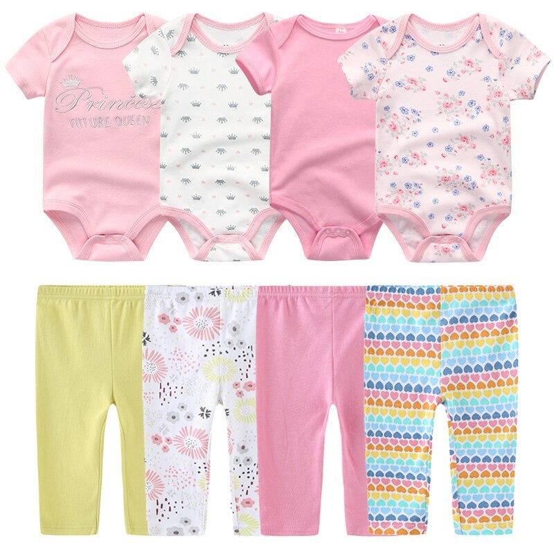 4Pcs Infant Jumpsuits And Pants Sets-Children Cloth Shop