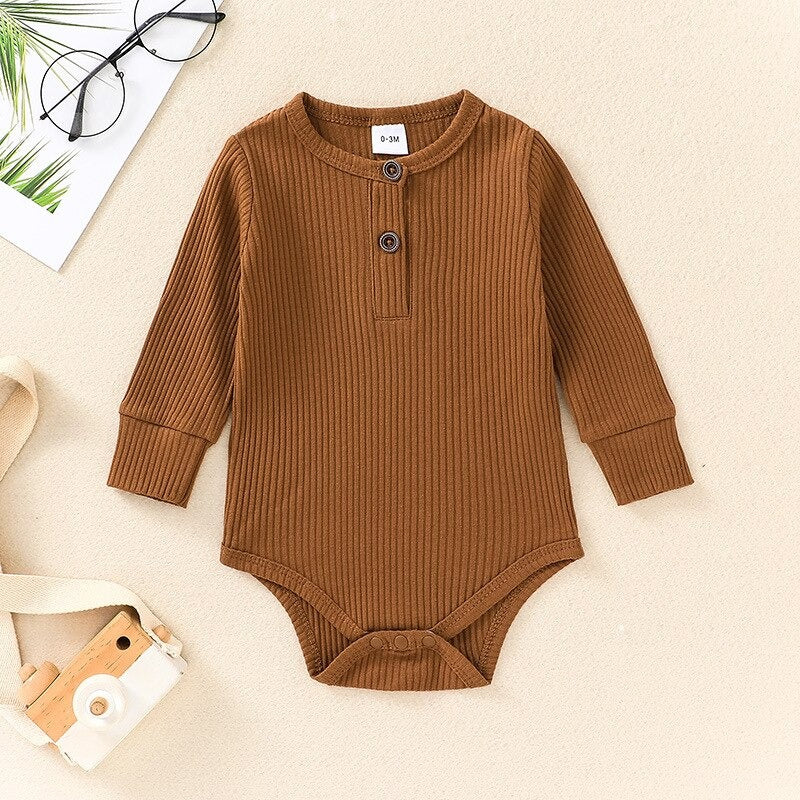 Solid Striped Cotton Jumpsuits For Toddlers-Children Cloth Shop