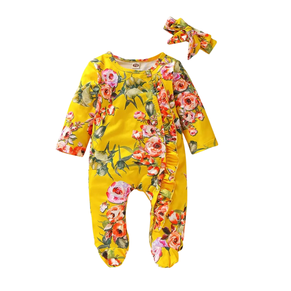 Casual One Piece Romper For Baby Girls