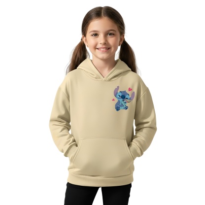 Stitch Double Sided Printing Hoodies for Girls and Boys