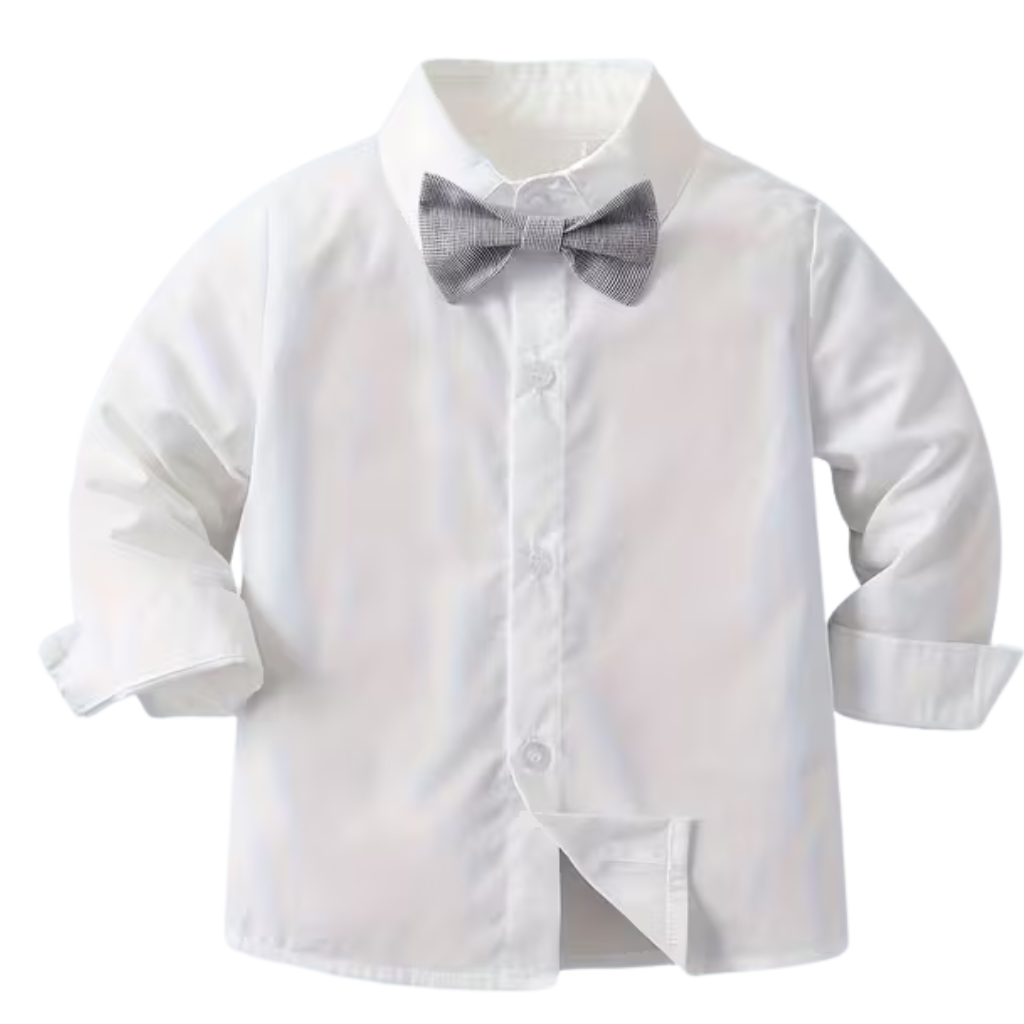 Three Piece Suit With Shirt Vest And Trousers Set