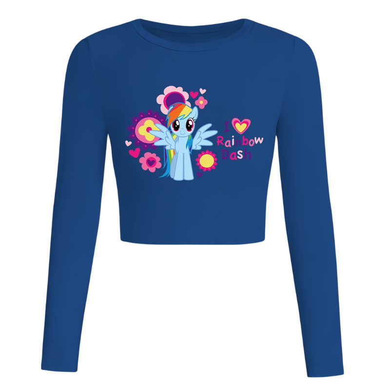 Cartoon Printed Long Sleeve T Shirt