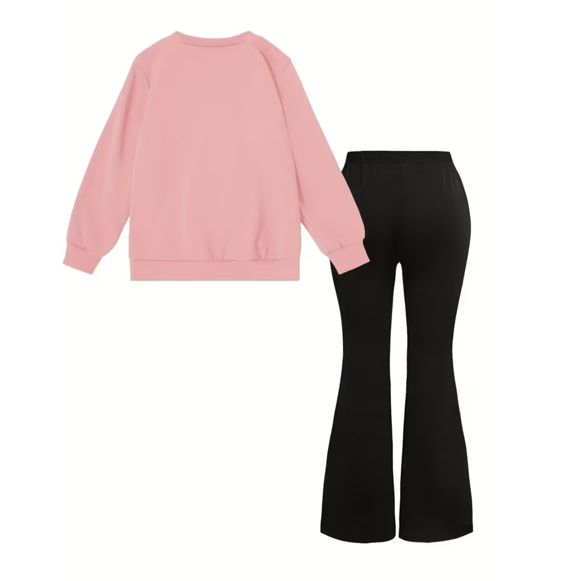 Cinnamoroll Design Printed Sweatshirt And Flared Pants Set For Girls 