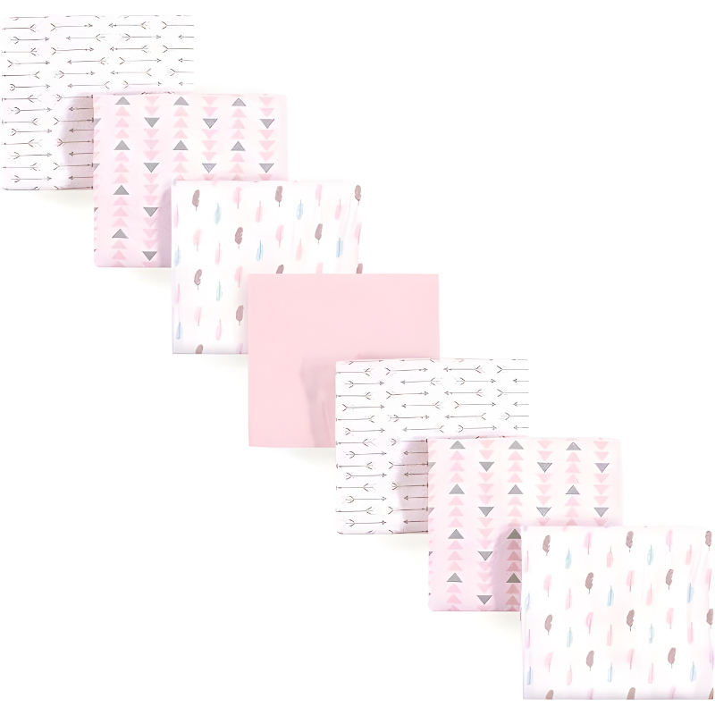 Unisex Baby Cotton Flannel Receiving Blankets