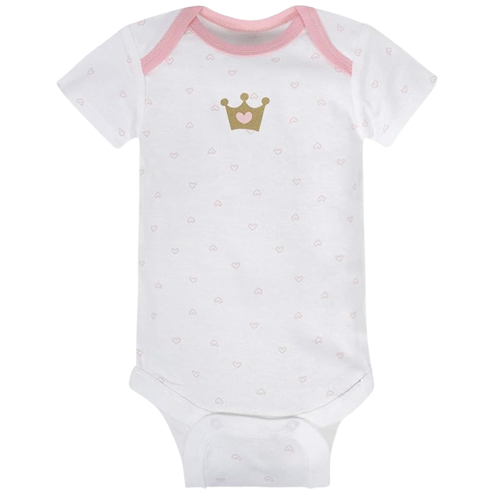 Pack of 8 Baby Girl Short Sleeve Onesies Bodysuits