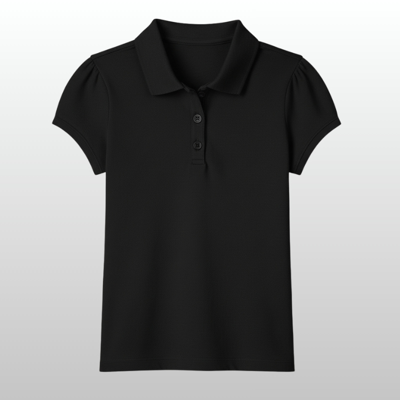 Girls Uniform Pique Polo Tshirt