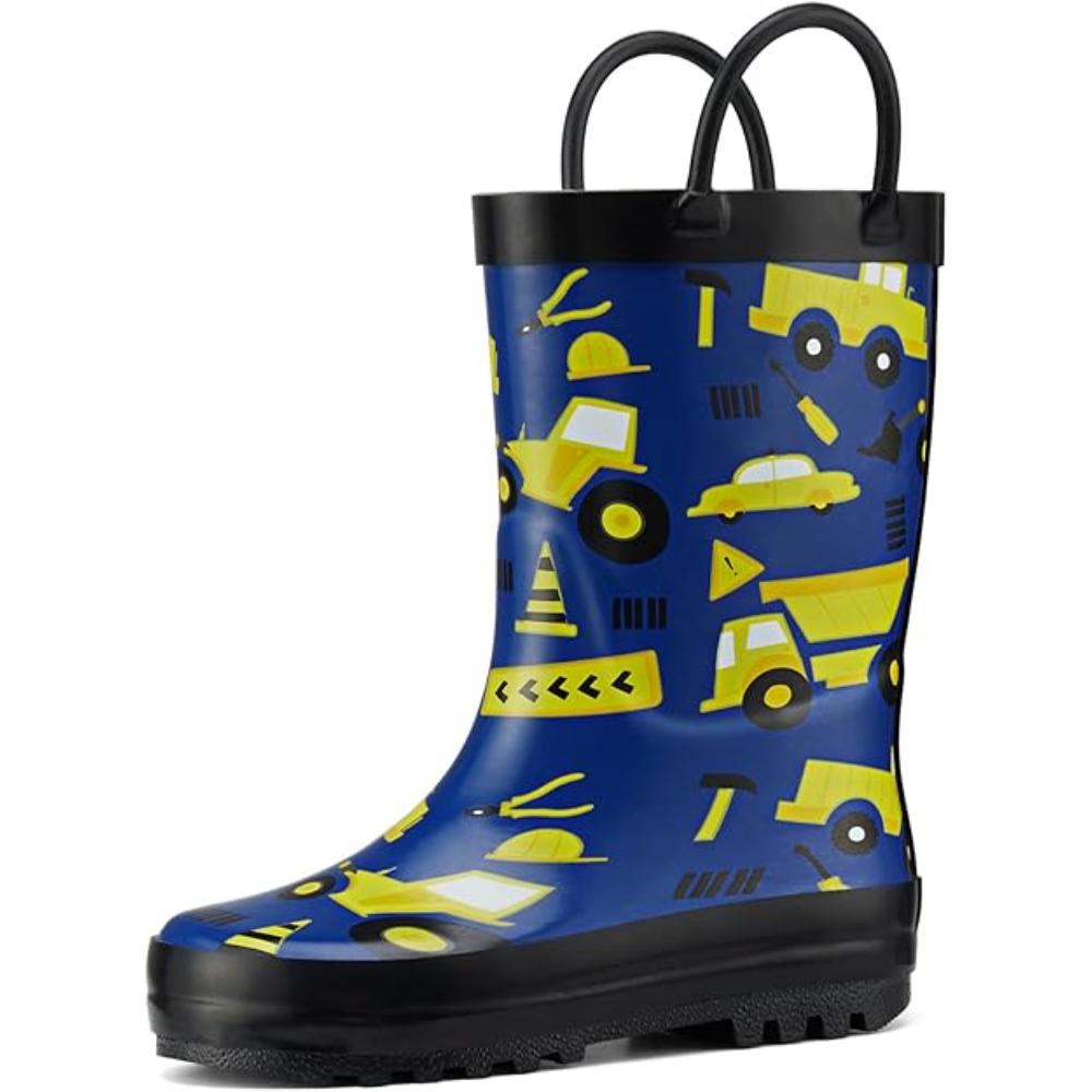 Kids Waterproof Rain Printed Boots
