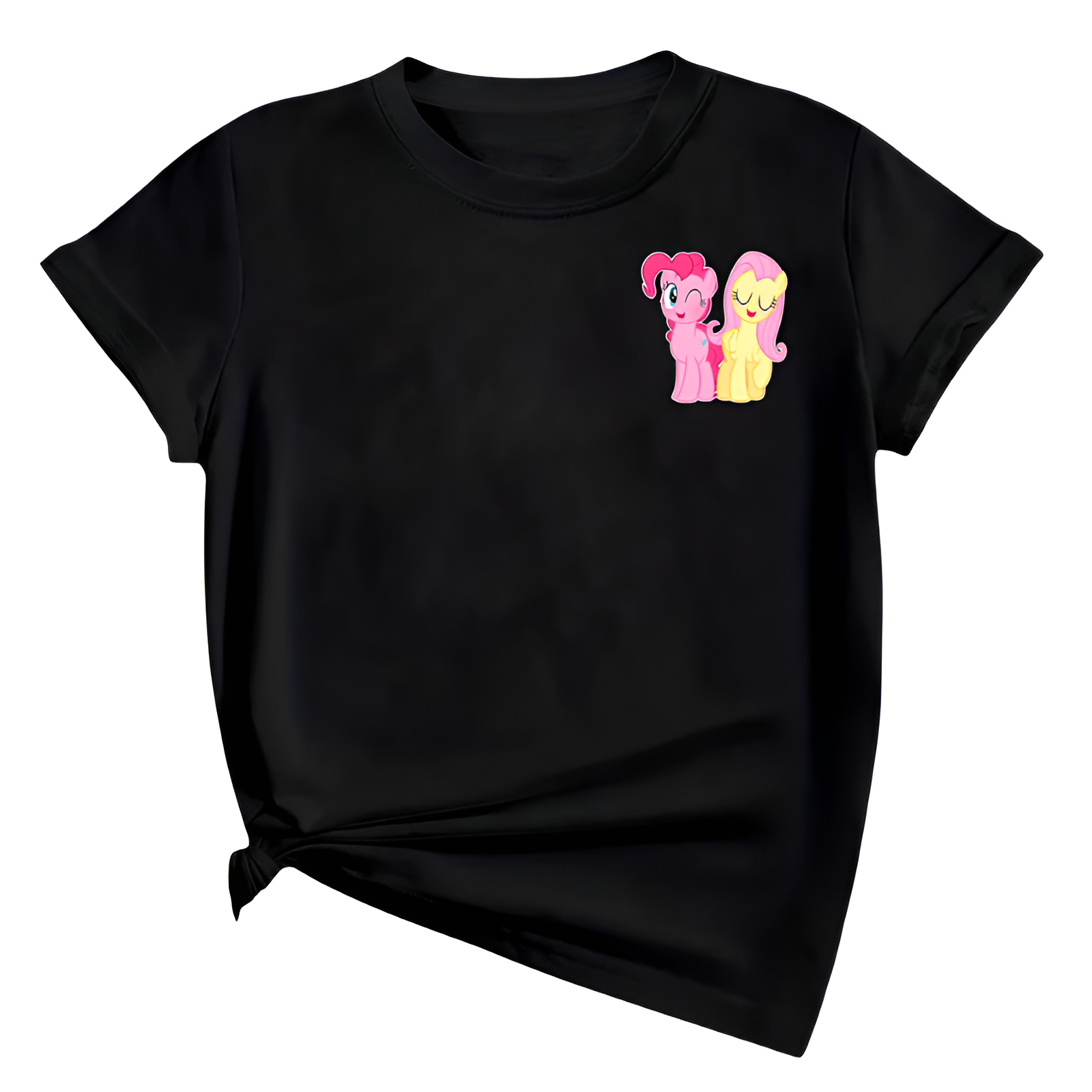 Short Sleeve T Shirt Featuring With Double Sided Pochacco Print For Girls