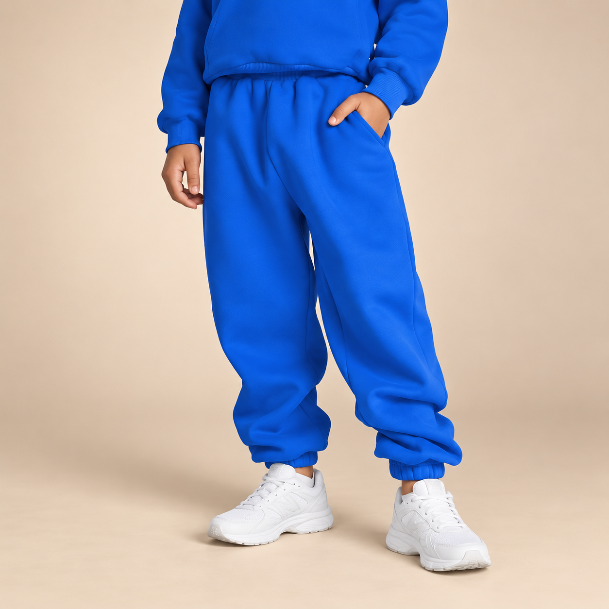 Comfortable Casual Jogger Sweatpants With elasticized Band For Kids