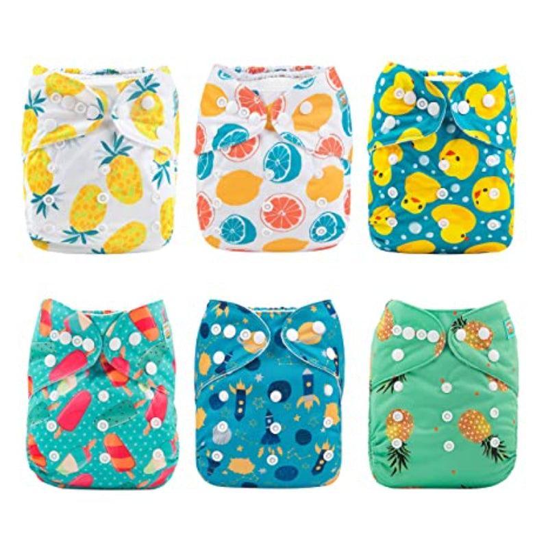 Shamrock Print Cloth Diapers-Children Cloth Shop