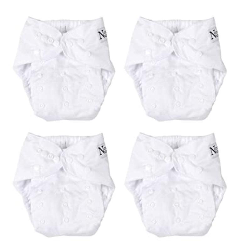 4 Pack Winter Cloth Pocket Diapers With 4 Bamboo Inserts For Baby Set-Children Cloth Shop