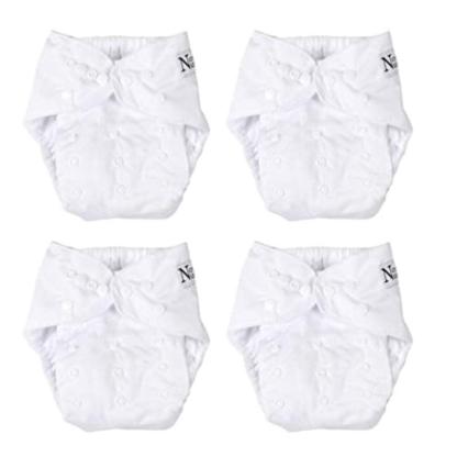 4 Pack Winter Cloth Pocket Diapers With 4 Bamboo Inserts For Baby Set-Children Cloth Shop