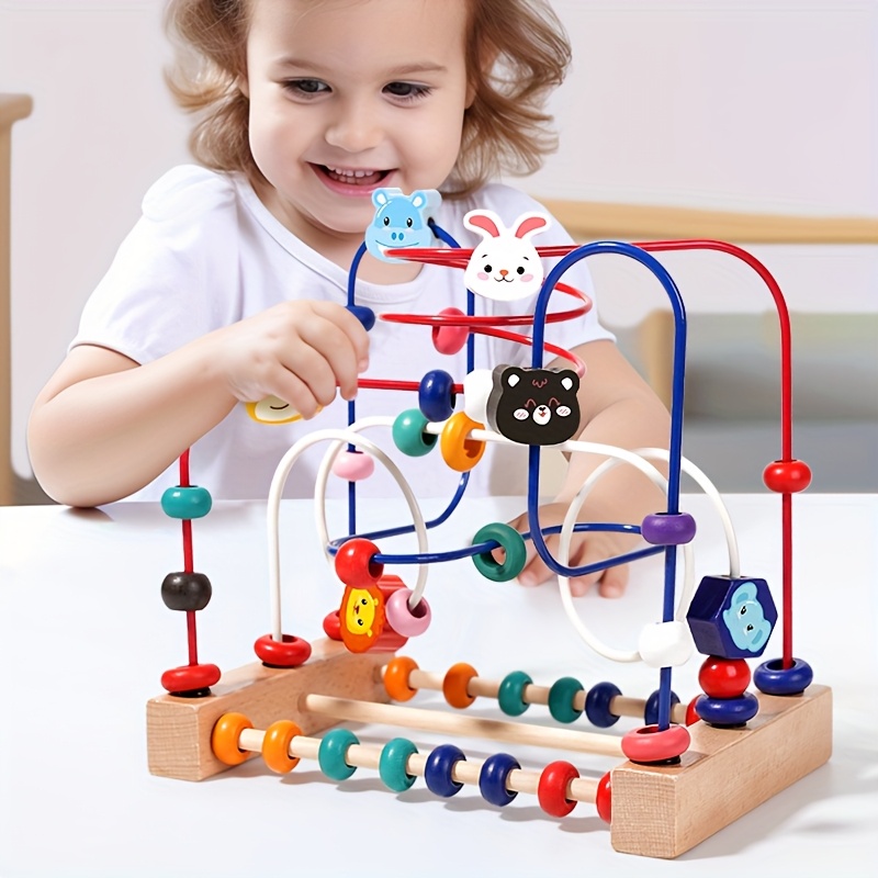 3 Line Preschool Educational Bead Puzzle Toy For Kids