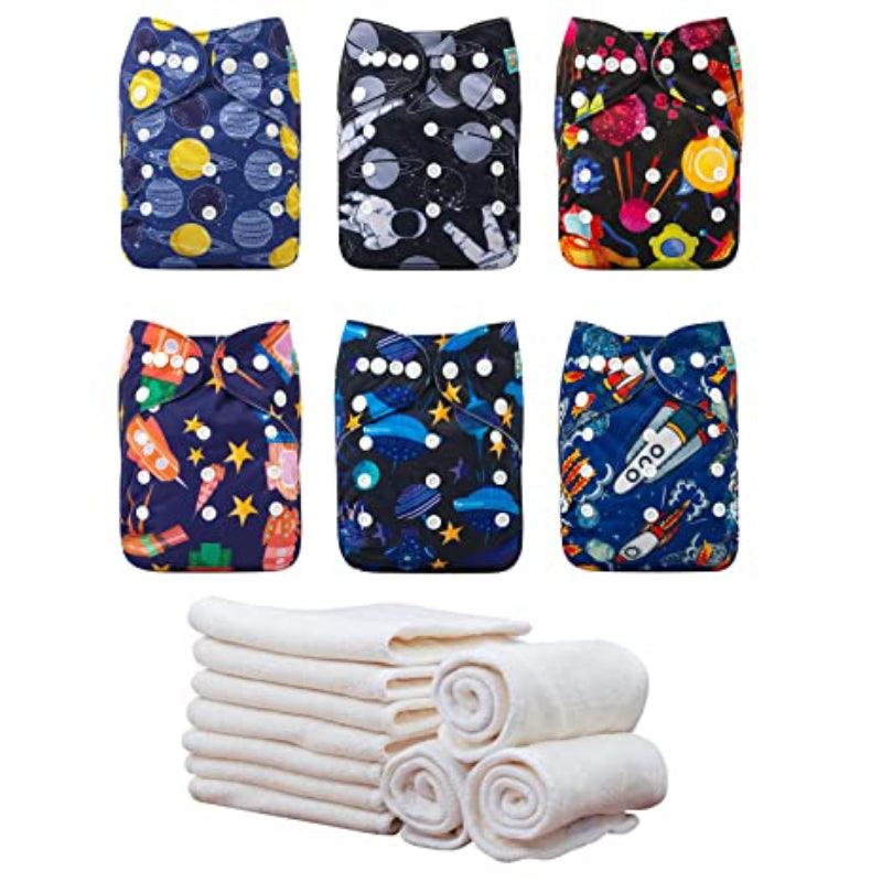 Shamrock Print Cloth Diapers-Children Cloth Shop