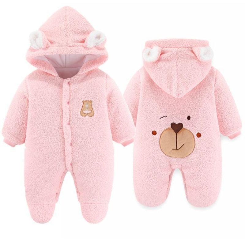 Bear Hooded Romper For Baby-Children Cloth Shop