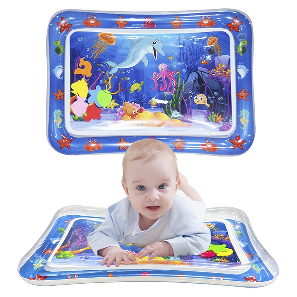 Inflatable Dolphin Crawling And Sensory Activity Mat