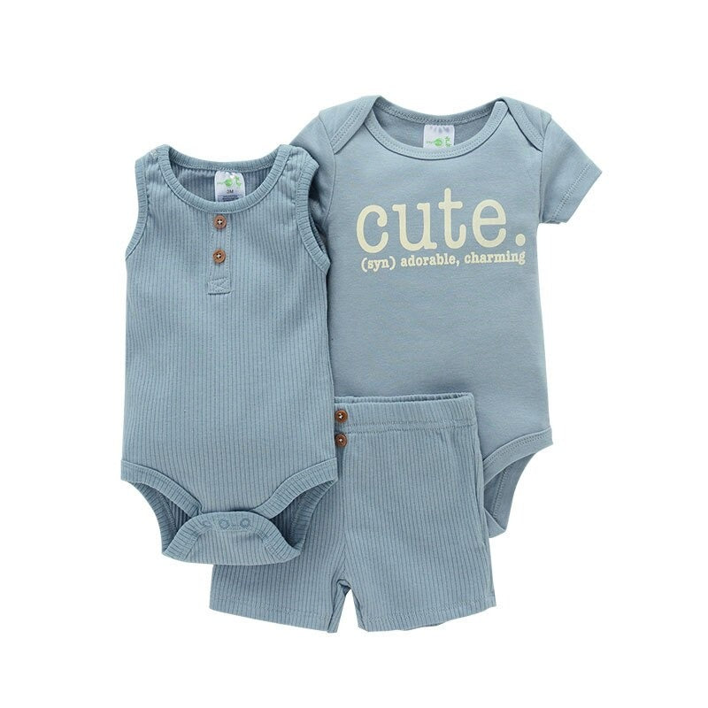 2Pcs Bodysuit And Pants Outfit Set-Children Cloth Shop