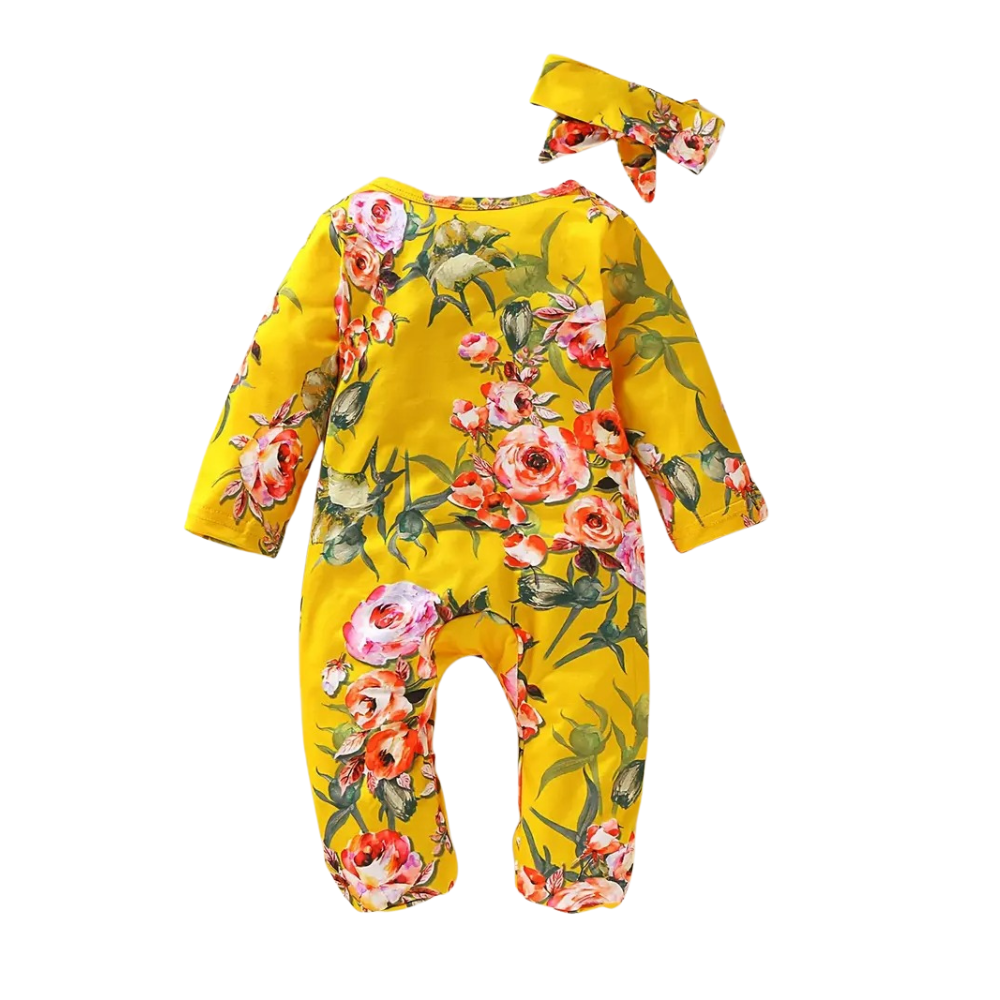 Casual One Piece Romper For Baby Girls