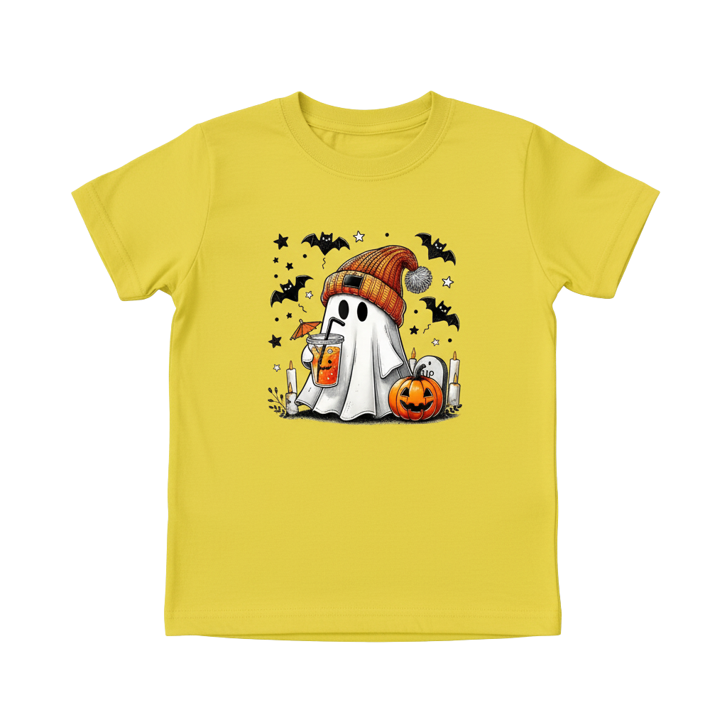 Pumpkin Design Halloween T Shirt For Girls