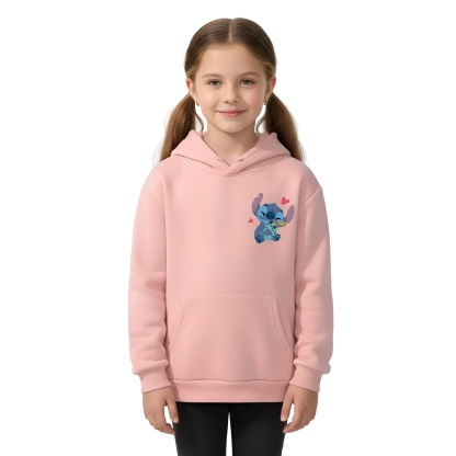 Stitch Double Sided Printing Hoodies for Girls and Boys