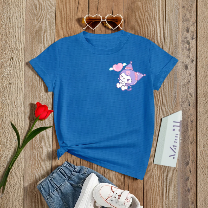 Kuromi Printed Short Sleeve T Shirt