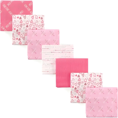 Unisex Baby Cotton Flannel Receiving Blankets