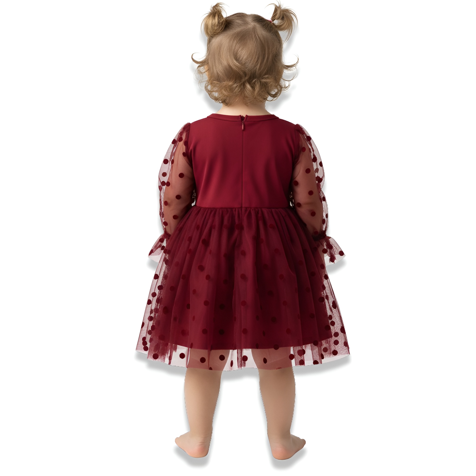 Girl Polka Dot Tulle Skirt Dress