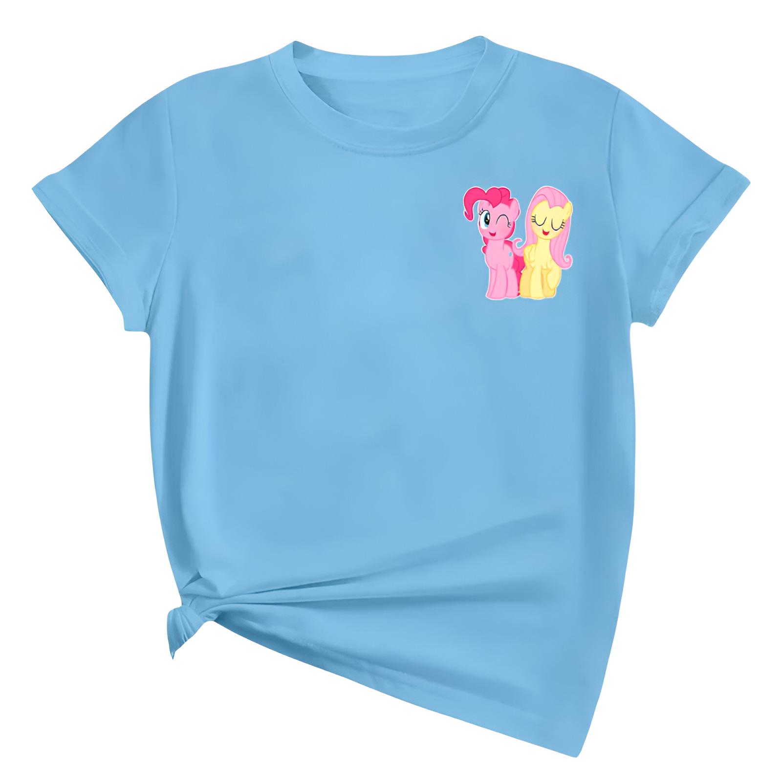 Short Sleeve T Shirt Featuring With Double Sided Pochacco Print For Girls