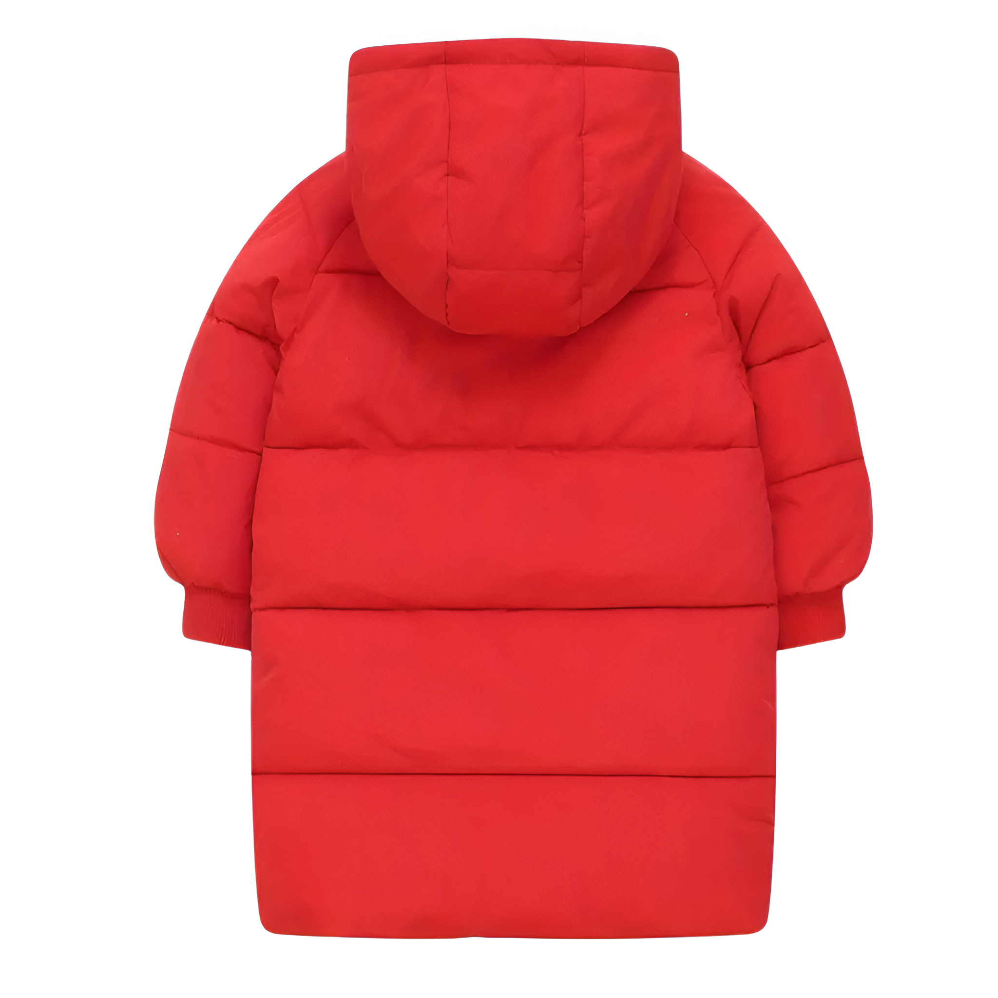 Kids Long Winter Hooded Puffer Coat Jacket