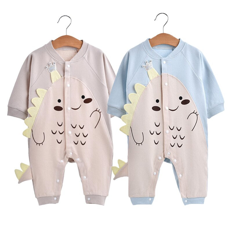 Cartoon Dinosaur Rompers For Baby Boys & Girls-Children Cloth Shop