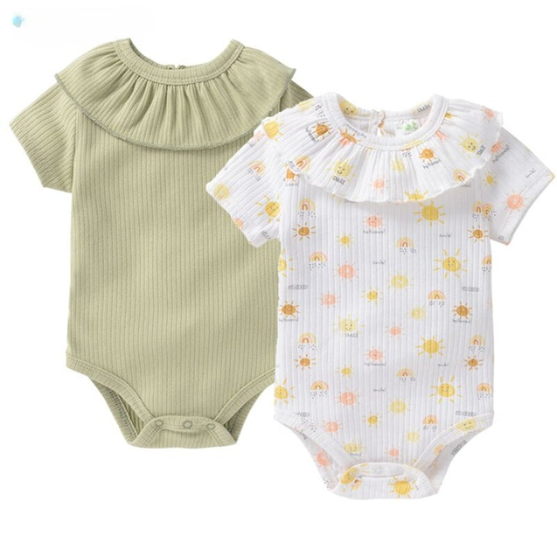 Newborn Girl Summer Jumpsuit Bodysuits-Children Cloth Shop