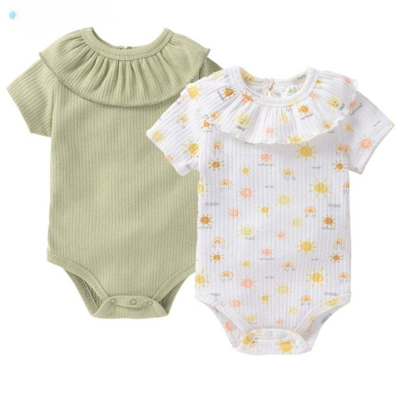 Newborn Girl Summer Jumpsuit Bodysuits-Children Cloth Shop