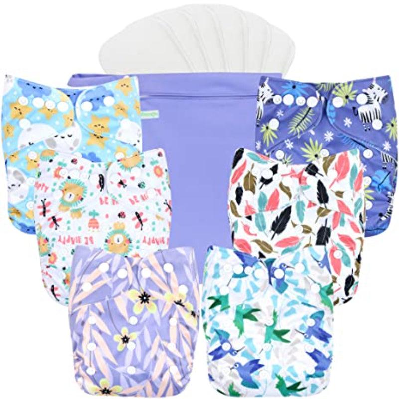 Printed Reusable Cloth Diapers-Children Cloth Shop