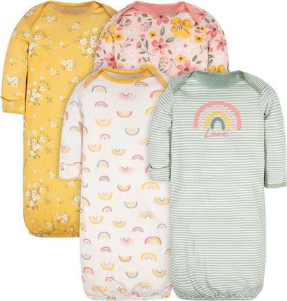 Pack Of 4 Cotton Sleepwear Gown For Baby-Children Cloth Shop