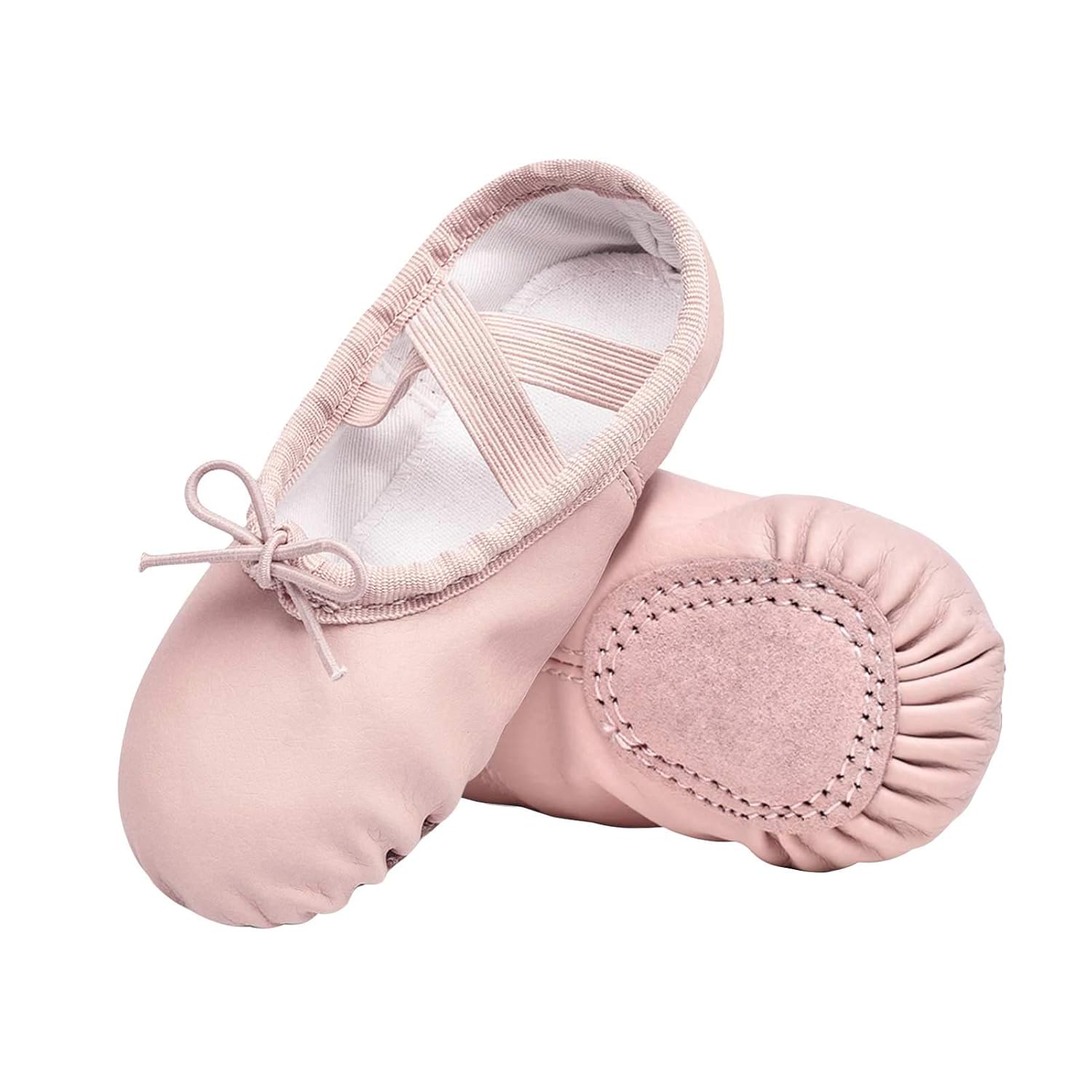 Flexible Ballet Dance Shoes with Crisscross Elastic Straps