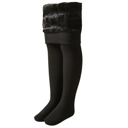 Thick Fleece Lined Tights For Girls